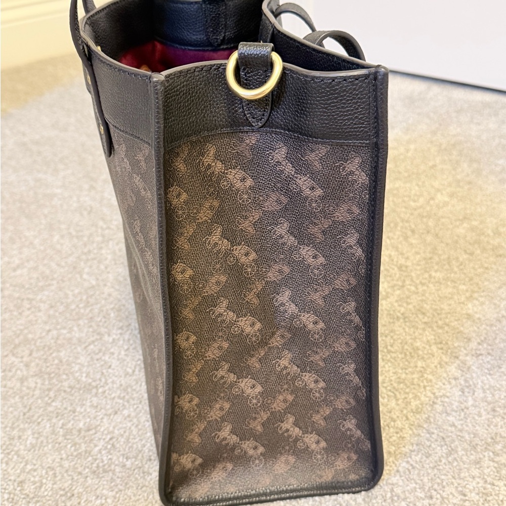 Coach Field Tote 30 Truffle Black - Picture 2 of 8